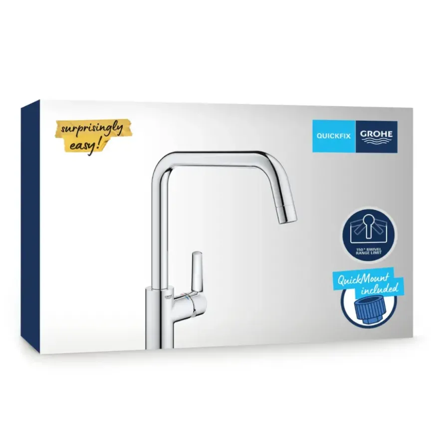 Grohe keukenkraan Start hoge U-uitloop QuickFix chroom