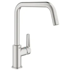 Grohe keukenkraan Start hoge U-uitloop QuickFix supersteel (RVS look)