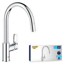 Grohe keukenkraan Start Loop hoge C-uitloop uitrekbaar chroom
