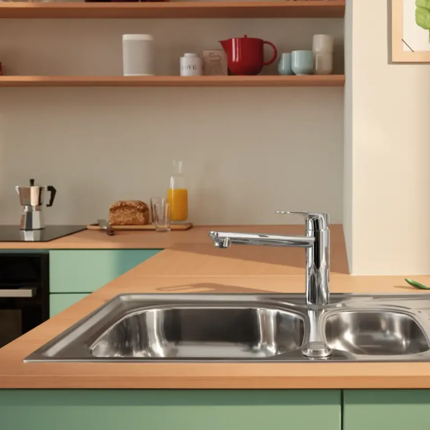 Grohe Keukenmengkraan Start Loop middelhoge uitloop Chroom