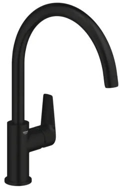 GROHE keukenmengkraan Start Edge hoge uitloop mat zwart