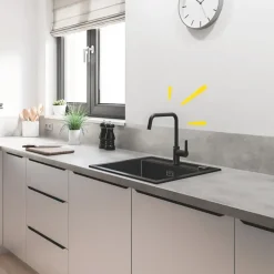 GROHE keukenmengkraan Start hoge uitloop mat zwart