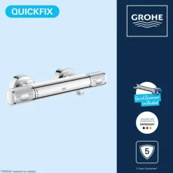 Grohe Precision Feel thermostatische douchekraan chroom 15 cm