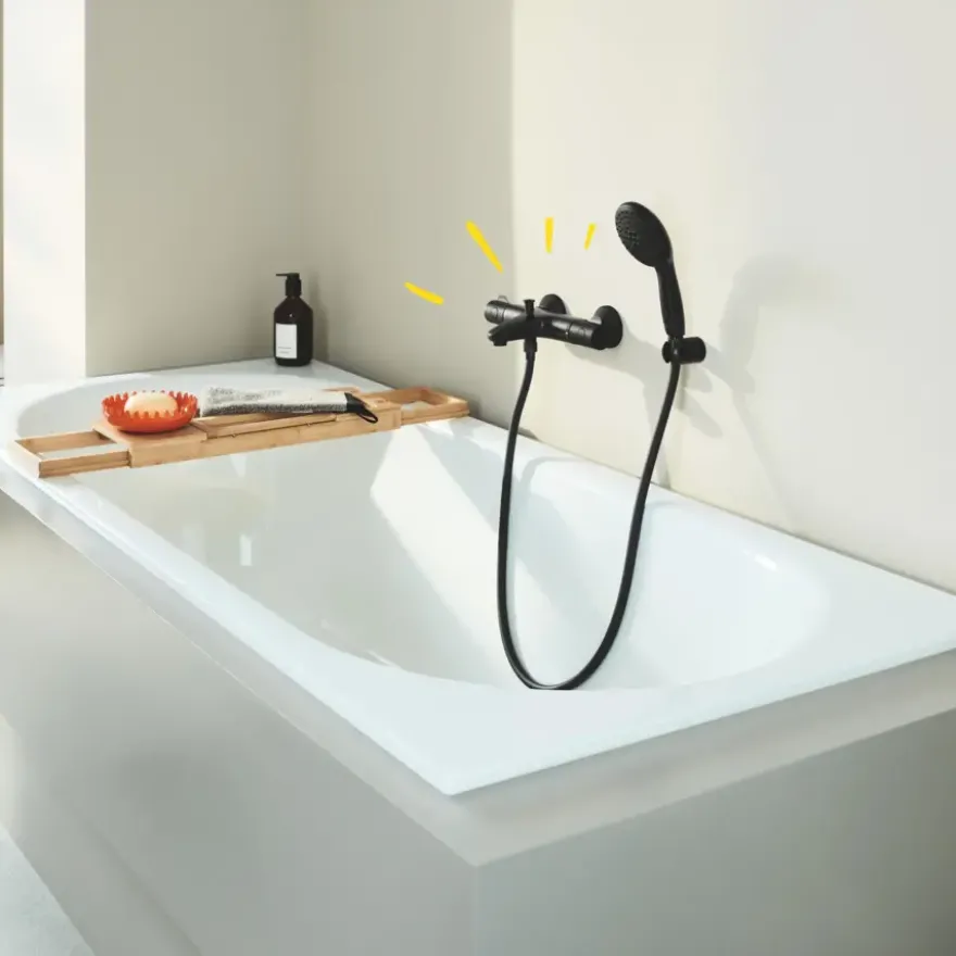 Grohe Precision Start Badkraan mat zwart