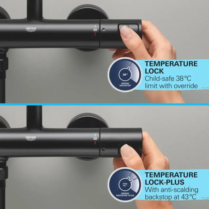 Grohe Precision Start Badkraan mat zwart