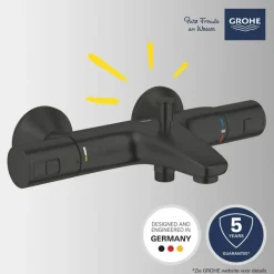 Grohe Precision Start Badkraan mat zwart