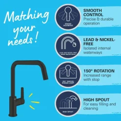 Grohe Precision Start Badkraan mat zwart
