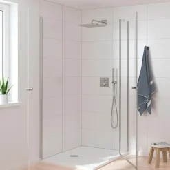Grohe Precision Thermostat Perfect inbouw douchesysteem met Vitalio Rain Mono 310 hoofddouche vierkant Chroom