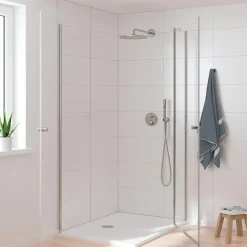 Grohe Precision Thermostat Perfect inbouw douchesysteem met Vitalio Rain Mono 310 hoofddouche rond Chroom