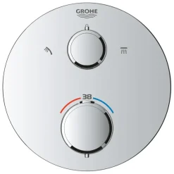 Grohe Precision Thermostat Perfect inbouw douchesysteem met Vitalio Rain Mono 310 hoofddouche rond Chroom