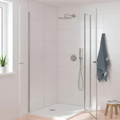 Grohe Precision Thermostat Perfect inbouw douchesysteem met Vitalio Rain Mono 310 hoofddouche rond Chroom