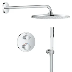 Grohe Precision Thermostat Perfect inbouw douchesysteem met Vitalio Rain Mono 310 hoofddouche rond Chroom