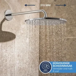 Grohe Precision Thermostat Perfect inbouw douchesysteem met Vitalio Rain Mono 310 hoofddouche rond Chroom