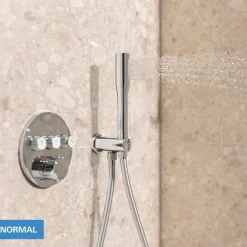 Grohe Precision Thermostat Perfect inbouw douchesysteem met Vitalio Rain Mono 310 hoofddouche rond Chroom