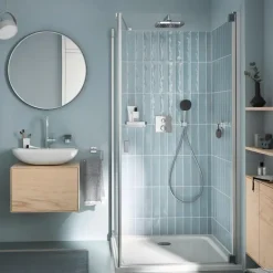 Grohe Precision Thermostat Perfect inbouw douchesysteem met Vitalio Comfort 250 hoofddouche vierkant Chroom