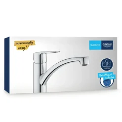 Grohe Quickfix keukenkraan Start lage uitloop chroom