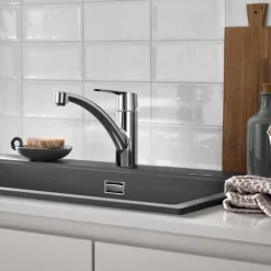 Grohe Quickfix keukenkraan Start lage uitloop chroom