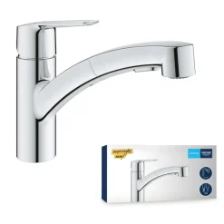 Grohe Quickfix keukenkraan Start uittrekbare Dual spray