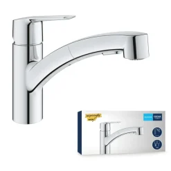 Grohe Quickfix keukenkraan Start uittrekbare Dual spray
