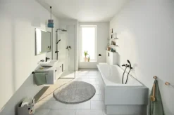 Grohe regendoucheset Quickfix Vitalio Start met handdouche 2 standen zwart - hartafstand kraan 15 cm