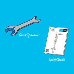 Grohe regendoucheset Quickfix Vitalio Joy - hoofddouche 26 cm - met handdouche en thermostaatkraan 3 standen chroom - hartafstand kraan 15 cm