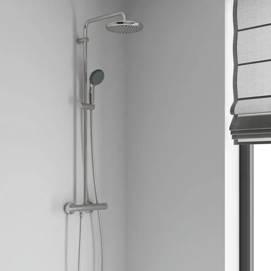 Grohe regendouche Vitalio Start 210 met thermostatische douchekraan