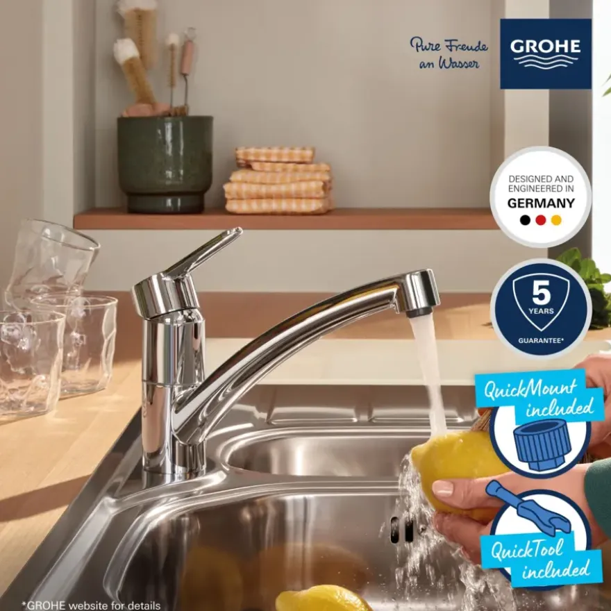 Grohe Start Eco eenhendel keukenkraan chroom