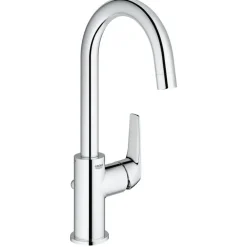 GROHE Start Flow L-size éénhendel wastafelkraan met waste Chroom