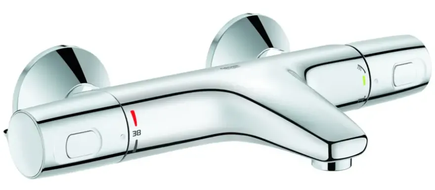 Grohe Thermostatische Badkraan Precision Trend Chroom 15 cm