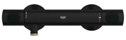 GROHE thermostatische douchekraan Precision Flow mat zwart 15 cm
