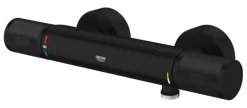 GROHE thermostatische douchekraan Precision Feel mat zwart 15 cm