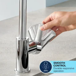 Grohe wastafelkraan Start edge L-size QuickFixchroom