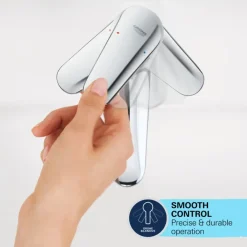 Grohe Wastafelmengkraan Start Loop L-size Push Open Chroom