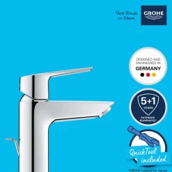 Grohe Wastafelmengkraan Start S-Size met Waste Chroom