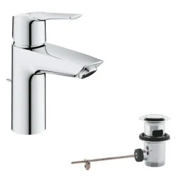 Grohe Wastafelmengkraan Start S-Size met Waste Chroom