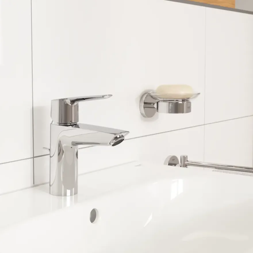 Grohe Wastafelmengkraan Start S-Size met Waste Chroom