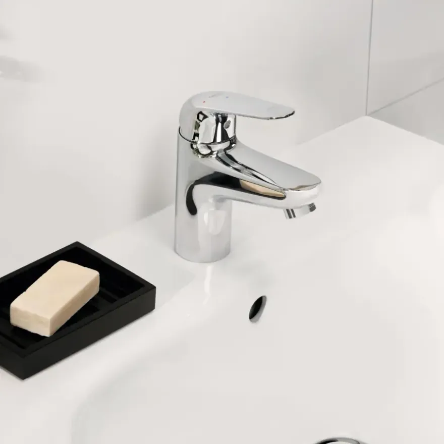 Grohe Wastafelmengkraan Swift S-size Push Open Chroom