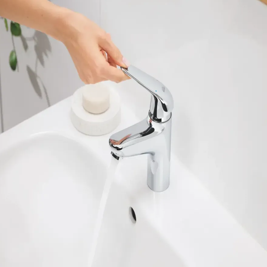 Grohe Wastafelmengkraan Swift L-size met Waste Chroom