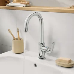 Grohe Wastafelmengkraan Swift L-size met Waste Chroom
