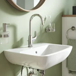 Grohe Wastafelmengkraan Swift L-size met Waste Chroom