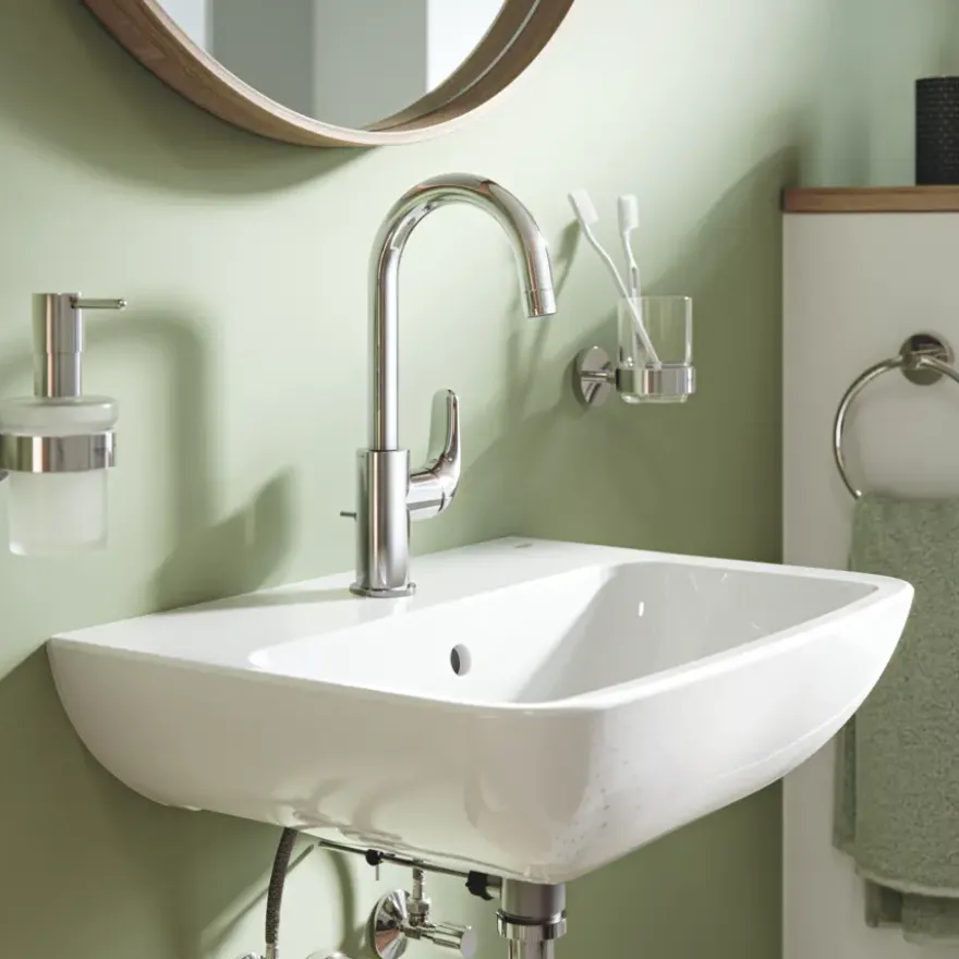 Grohe Wastafelmengkraan Swift L-size met Waste Chroom
