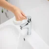 Grohe Wastafelmengkraan Swift M-size Push Open Chroom