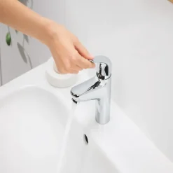 Grohe Wastafelmengkraan Swift M-size Push Open Chroom