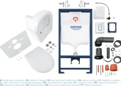Grohe Wc-pack Bau Arena 4 in 1