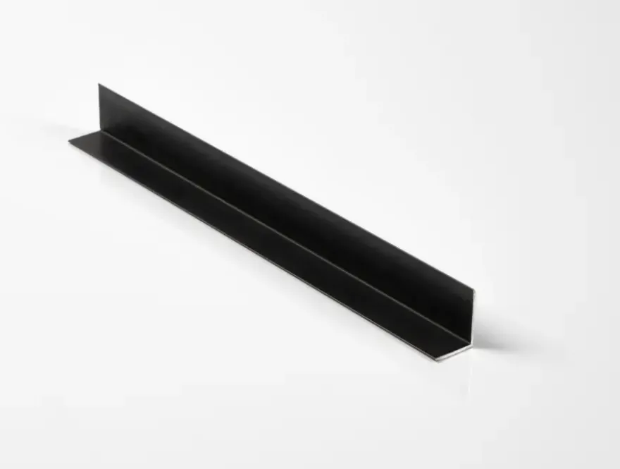Grosfillex GX Wall aluminium afwerkprofiel zwart 260 cm