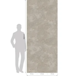 Grosfillex wandpaneel Element Linio XL PVC Grigio glans 2,925 m²