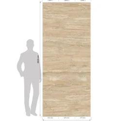 Grosfillex wandpaneel Element Linio XL PVC Romantico Antico 2,925 m²