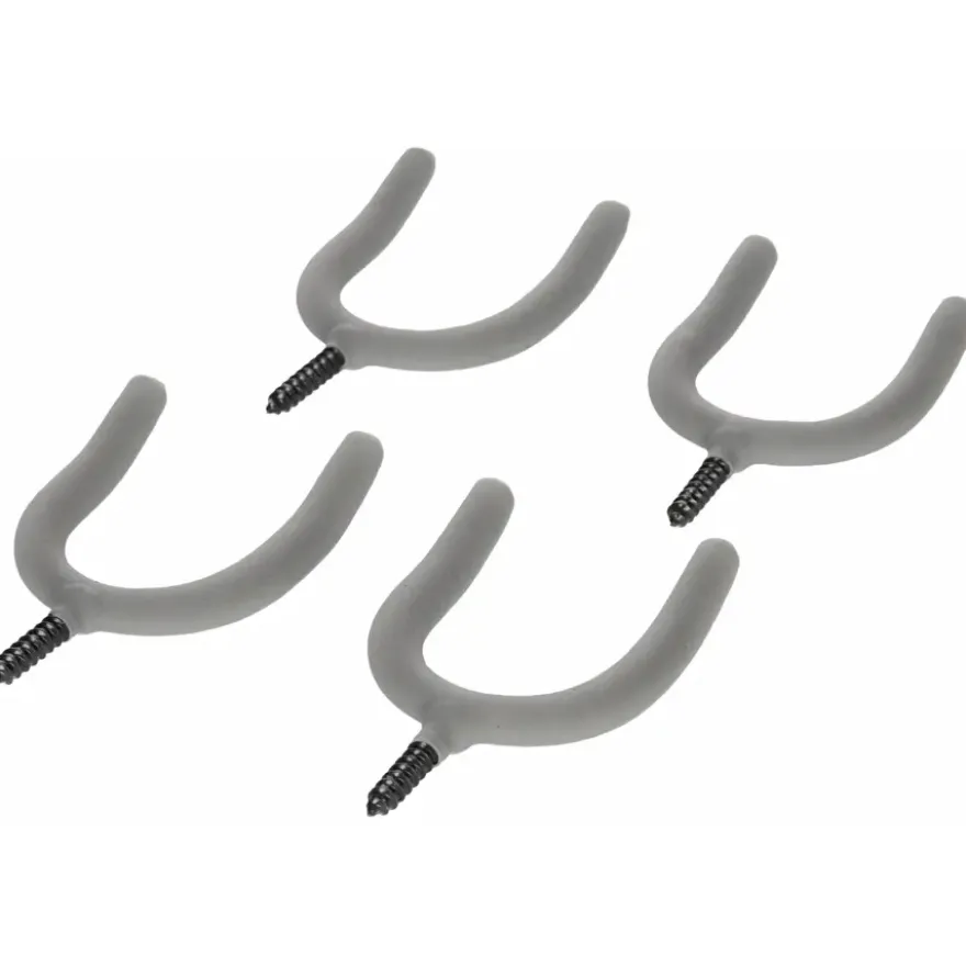 Haakset grijs 4 stuks