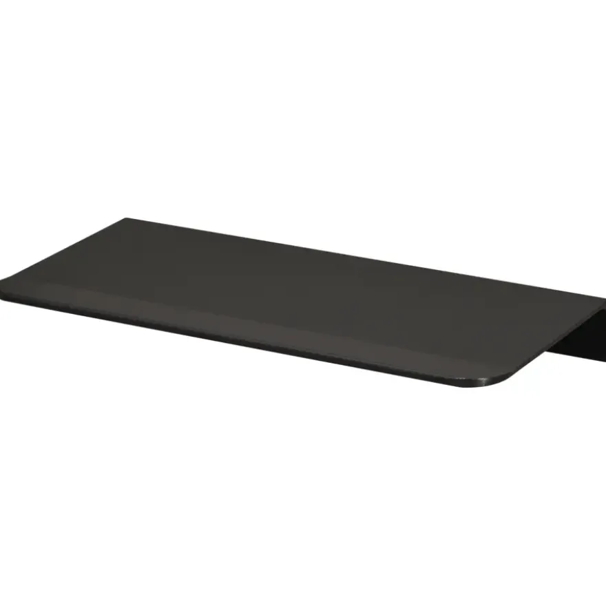 Haceka badkamer planchet Redefine aluminium mat zwart 25 cm