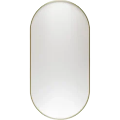 Haceka badkamerspiegel Deco geborsteld goud 80 x 40 cm ovaal